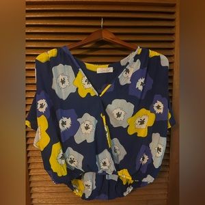 Fighting Eel / Ava Sky blouse. Size L